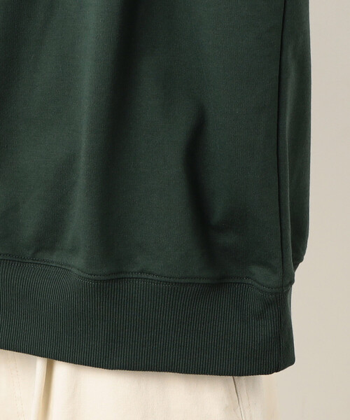 Purple&Yellow（パープルアンドイエロー）の「ロゴ刺繍 ハーフジップ 半袖ポロシャツ（ポロシャツ・メンズ・アイボリー/ブラック/グリーン・SMALL/MEDIUM/LARGE）」の7枚目の写真