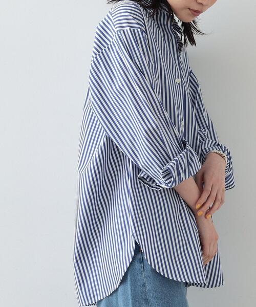 GALLEST（ギャレスト）の「◆ビッグフォルムシャツ（シャツ/ブラウス・レディース・ライトブルー/イエロー系その他/グリーン系その他4/ブルー系その他4/ホワイト系・38/34）」の5枚目の写真