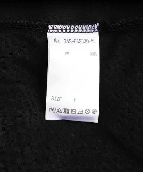 WHITELAND(ホワイトランド)の「WHITELAND/ホワイトランド/LOGO Tシャツ(Tシャツ/カットソー・レディース・ブラック/ホワイト・F)」の11枚目の写真