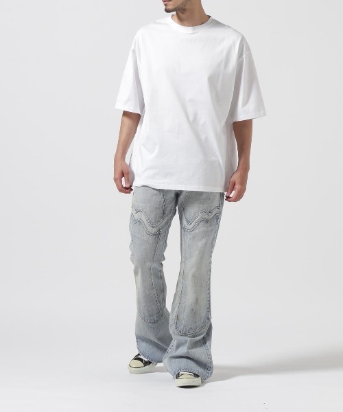 WHITELAND(ホワイトランド)の「WHITELAND/ホワイトランド/LOGO Tシャツ(Tシャツ/カットソー・レディース・ブラック/ホワイト・F)」の4枚目の写真