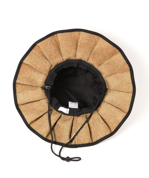 LAKOLE（ラコレ）の「ジュート風フリルハット / 107811（ハット・レディース・ブラック/ベージュ・FREE）」の19枚目の写真