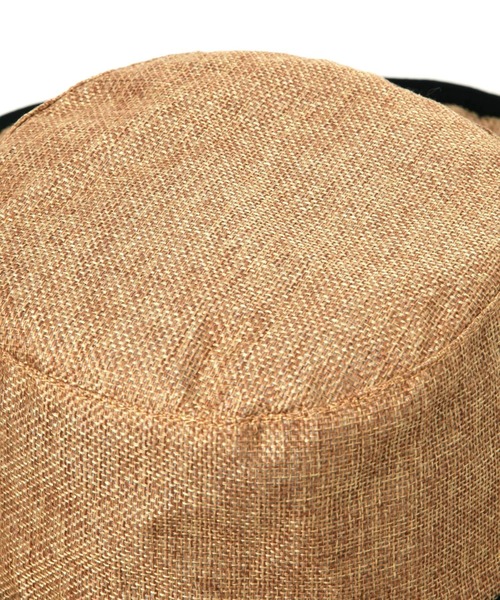 LAKOLE（ラコレ）の「ジュート風フリルハット / 107811（ハット・レディース・ブラック/ベージュ・FREE）」の3枚目の写真
