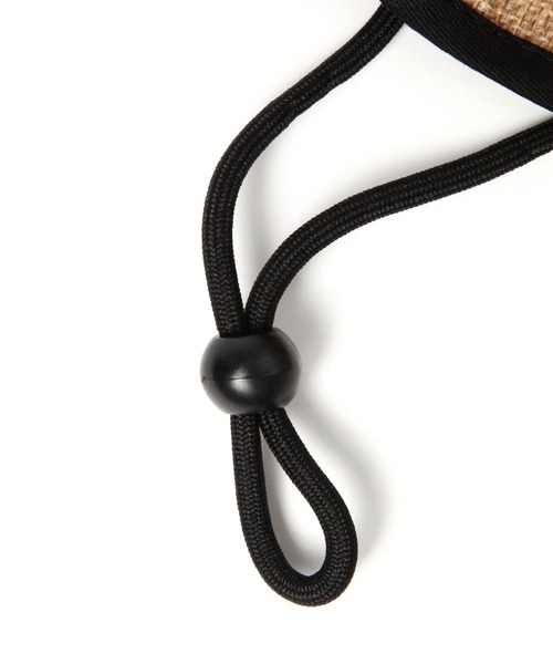 LAKOLE（ラコレ）の「ジュート風フリルハット / 107811（ハット・レディース・ブラック/ベージュ・FREE）」の5枚目の写真