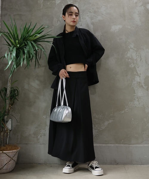 aimoha(アイモハ)の「スタンドネックブルゾン(ブルゾン・レディース・ベージュ/ブラック・LARGE/MEDIUM/SMALL)」の13枚目の写真