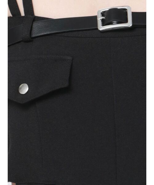 EMODA（エモダ）の「サイドカットポケットオールインワン（つなぎ/オールインワン・レディース・グレー/ベージュ/ブラック・MEDIUM/SMALL）」の12枚目の写真