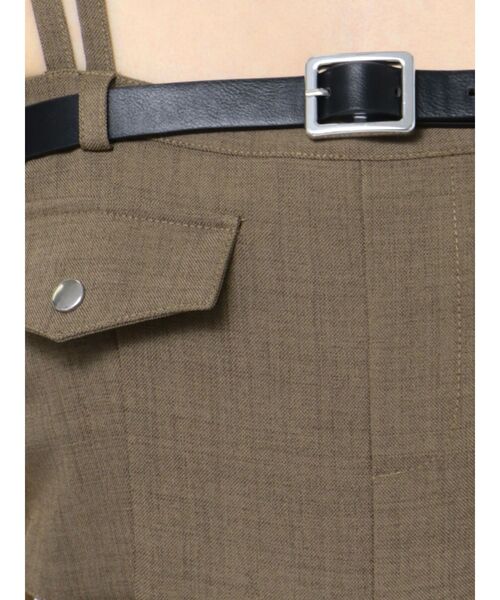 EMODA（エモダ）の「サイドカットポケットオールインワン（つなぎ/オールインワン・レディース・グレー/ベージュ/ブラック・MEDIUM/SMALL）」の13枚目の写真