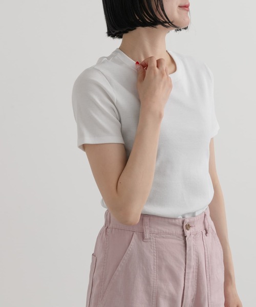 PETIT BATEAU(プチバトー)の「PETIT BATEAU MC COL ROND(Tシャツ/カットソー・レディース・ライトグレー/ホワイト/ネイビー・SMALL/X-SMALL/MEDIUM)」の16枚目の写真