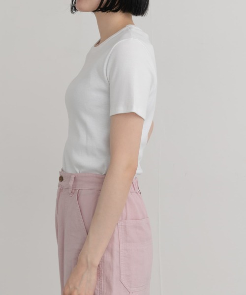 PETIT BATEAU(プチバトー)の「PETIT BATEAU MC COL ROND(Tシャツ/カットソー・レディース・ライトグレー/ホワイト/ネイビー・SMALL/X-SMALL/MEDIUM)」の17枚目の写真