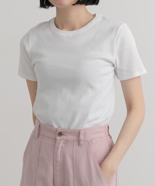 PETIT BATEAU(プチバトー)の「PETIT BATEAU MC COL ROND(Tシャツ/カットソー・レディース・ライトグレー/ホワイト/ネイビー・SMALL/X-SMALL/MEDIUM)」の18枚目の写真