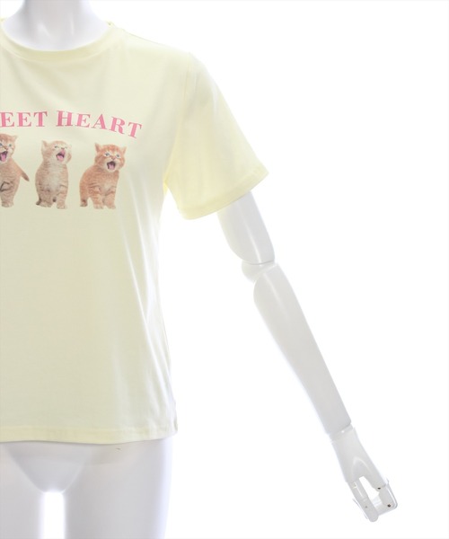 tシャツ M2429 ネコをバッグからプリント半Ｔ レディース 楽天市場】【期間限定半額】猫 Tシャツ レディース 半袖 春 夏