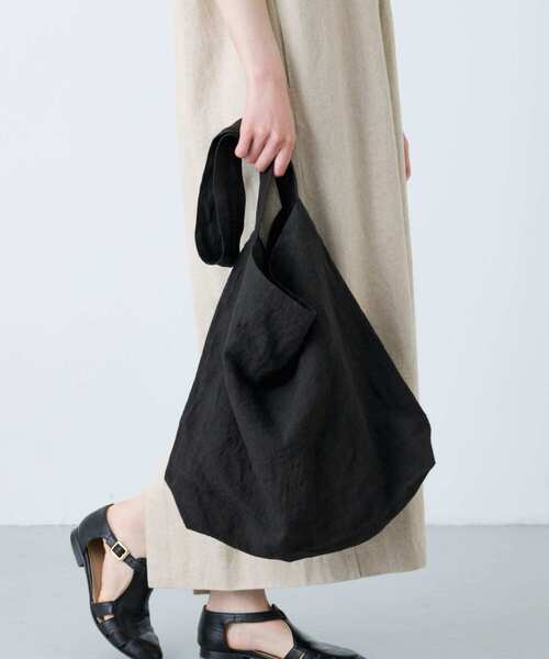 かぐれ(カグレ)の「リネンショルダーバッグ(ショルダーバッグ・レディース・ミント/レッド/ナチュラル/ブラック・FREE)」の2枚目の写真