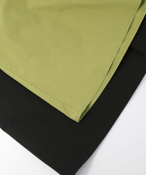 CLOCHE（クロシェ）の「ＢタックＡラインジャンスカ（ジャンパースカート・レディース・ブラック/黄緑系・FREE）」の5枚目の写真