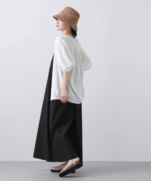 CLOCHE（クロシェ）の「ＢタックＡラインジャンスカ（ジャンパースカート・レディース・ブラック/黄緑系・FREE）」の22枚目の写真