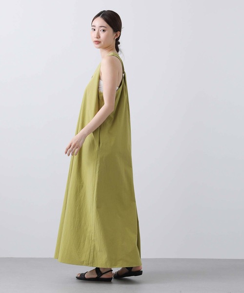 CLOCHE（クロシェ）の「ＢタックＡラインジャンスカ（ジャンパースカート・レディース・ブラック/黄緑系・FREE）」の18枚目の写真