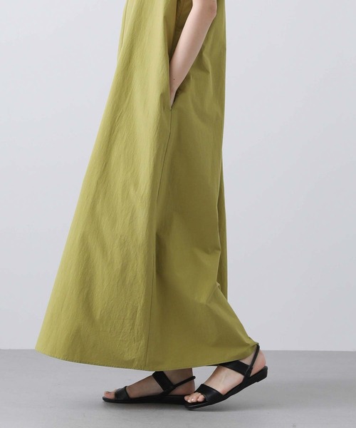 CLOCHE（クロシェ）の「ＢタックＡラインジャンスカ（ジャンパースカート・レディース・ブラック/黄緑系・FREE）」の11枚目の写真