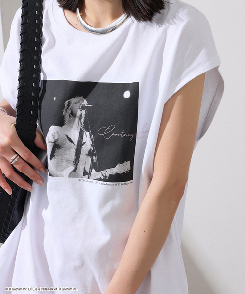 JOURNAL STANDARD（ジャーナルスタンダード）の「【LIFE PICTURE COLLECTION】ノースリーブTシャツ（Tシャツ/カットソー・レディース・ホワイト×ホワイト/ホワイト系その他・FREE）」の4枚目の写真