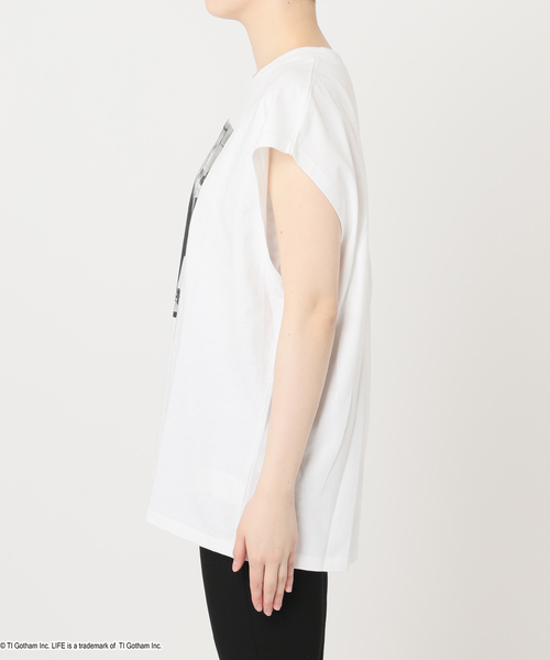 JOURNAL STANDARD（ジャーナルスタンダード）の「【LIFE PICTURE COLLECTION】ノースリーブTシャツ（Tシャツ/カットソー・レディース・ホワイト×ホワイト/ホワイト系その他・FREE）」の7枚目の写真
