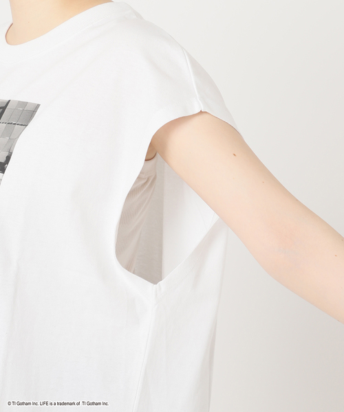 JOURNAL STANDARD（ジャーナルスタンダード）の「【LIFE PICTURE COLLECTION】ノースリーブTシャツ（Tシャツ/カットソー・レディース・ホワイト×ホワイト/ホワイト系その他・FREE）」の11枚目の写真
