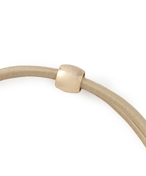 ROPE' PICNIC（ロペピクニック）の「シェルサークルヘアポニー（ヘアゴム・レディース・ベージュ/シルバー・FREE）」の7枚目の写真