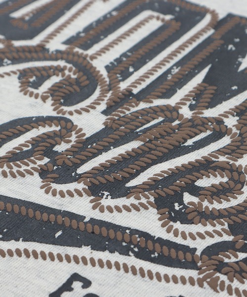 HOOK（フック）の「HOOK -select-　アメカジ英字プリントラグランスリーブビッグTEE (SS)（Tシャツ/カットソー・メンズ・ブルー/スモークグレー・M/L/XL）」の11枚目の写真