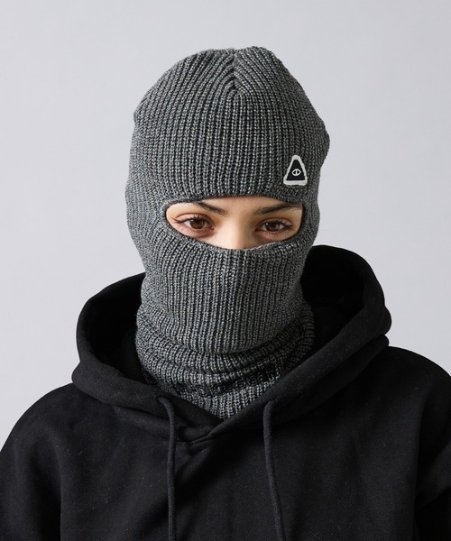 POLeR(ポーラー)の「【POLeR/ポーラー】 BALACLAVA/バラクラマ(ニットキャップ/ビーニー・メンズ・ブラック/オレンジ/グレー/ブラウン・フリー)」の1枚目の写真
