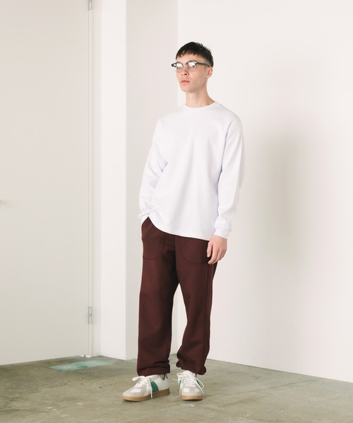 ROOPTOKYO(ループトウキョウ)の「PRO5/プロファイブ L/S THERMAL サーマルTシャツ 長袖カットソー ヘビーウェイト ロンT(Tシャツ/カットソー・メンズ・レッド/カーキ/ブラウン/ホワイト/ヘザーグレー/パープル/チャコール/グリーン/ネイビー・XL/L/M/S)」の2枚目の写真