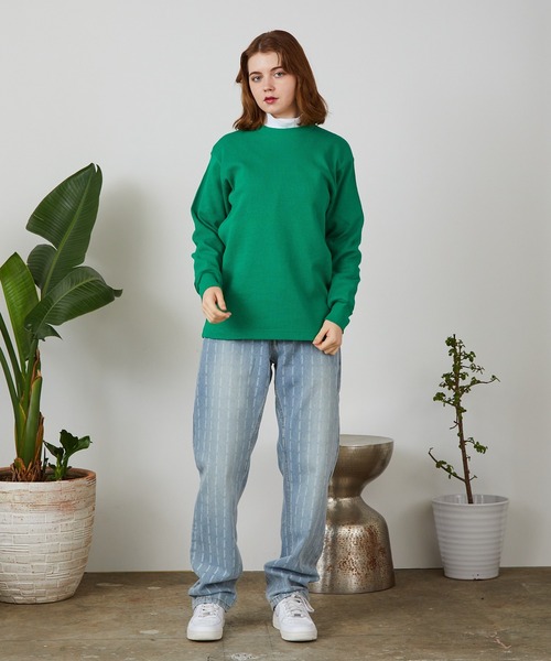 ROOPTOKYO(ループトウキョウ)の「PRO5/プロファイブ L/S THERMAL サーマルTシャツ 長袖カットソー ヘビーウェイト ロンT(Tシャツ/カットソー・メンズ・レッド/カーキ/ブラウン/ホワイト/ヘザーグレー/パープル/チャコール/グリーン/ネイビー・XL/L/M/S)」の7枚目の写真
