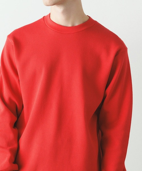 ROOPTOKYO(ループトウキョウ)の「PRO5/プロファイブ L/S THERMAL サーマルTシャツ 長袖カットソー ヘビーウェイト ロンT(Tシャツ/カットソー・メンズ・レッド/カーキ/ブラウン/ホワイト/ヘザーグレー/パープル/チャコール/グリーン/ネイビー・XL/L/M/S)」の12枚目の写真
