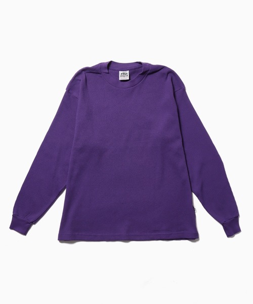 ROOPTOKYO(ループトウキョウ)の「PRO5/プロファイブ L/S THERMAL サーマルTシャツ 長袖カットソー ヘビーウェイト ロンT(Tシャツ/カットソー・メンズ・レッド/カーキ/ブラウン/ホワイト/ヘザーグレー/パープル/チャコール/グリーン/ネイビー・XL/L/M/S)」の14枚目の写真