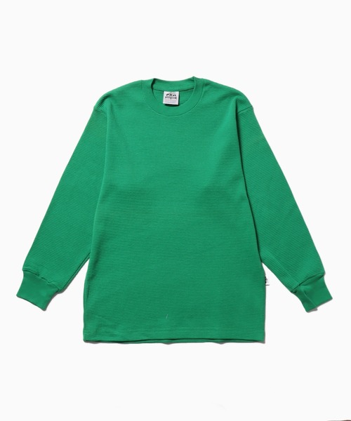 ROOPTOKYO(ループトウキョウ)の「PRO5/プロファイブ L/S THERMAL サーマルTシャツ 長袖カットソー ヘビーウェイト ロンT(Tシャツ/カットソー・メンズ・レッド/カーキ/ブラウン/ホワイト/ヘザーグレー/パープル/チャコール/グリーン/ネイビー・XL/L/M/S)」の13枚目の写真