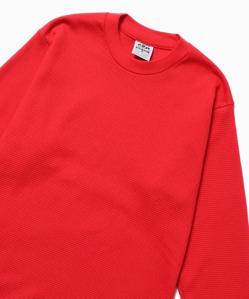 ROOPTOKYO(ループトウキョウ)の「PRO5/プロファイブ L/S THERMAL サーマルTシャツ 長袖カットソー ヘビーウェイト ロンT(Tシャツ/カットソー・メンズ・レッド/カーキ/ブラウン/ホワイト/ヘザーグレー/パープル/チャコール/グリーン/ネイビー・XL/L/M/S)」の19枚目の写真