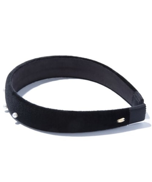 IRIS47(イリスフォーセブン)の「【IRIS 47】grace wide headband/グレース ワイド ヘッドバンド(カチューシャ・レディース・ブラック系・FREE)」の3枚目の写真