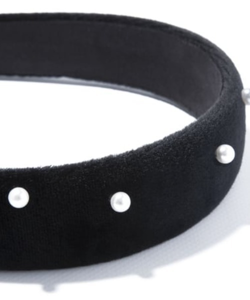 IRIS47(イリスフォーセブン)の「【IRIS 47】grace wide headband/グレース ワイド ヘッドバンド(カチューシャ・レディース・ブラック系・FREE)」の5枚目の写真