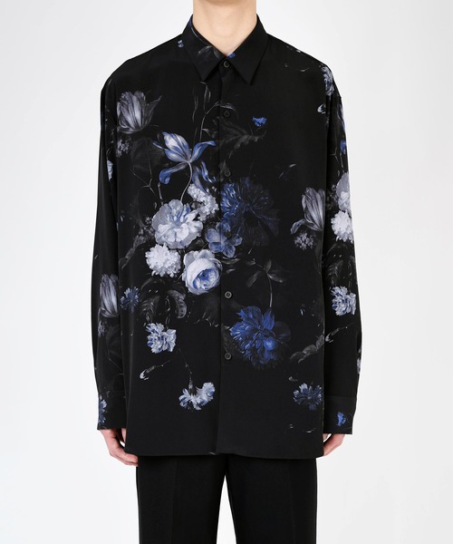 LAD MUSICIAN(ラッドミュージシャン)の「OIL PAINTING FLOWER BIG SHIRT(シャツ/ブラウス・メンズ・レッド/ブルー・42/44/46)」の3枚目の写真