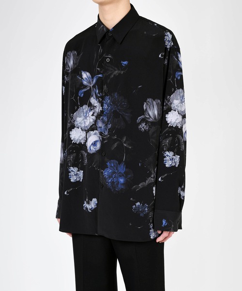 LAD MUSICIAN(ラッドミュージシャン)の「OIL PAINTING FLOWER BIG SHIRT(シャツ/ブラウス・メンズ・レッド/ブルー・42/44/46)」の4枚目の写真