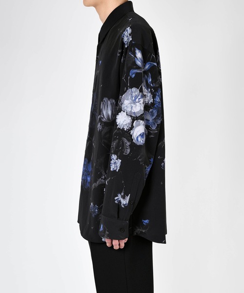 LAD MUSICIAN(ラッドミュージシャン)の「OIL PAINTING FLOWER BIG SHIRT(シャツ/ブラウス・メンズ・レッド/ブルー・42/44/46)」の5枚目の写真