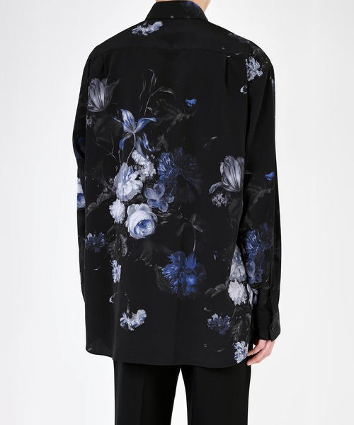 LAD MUSICIAN(ラッドミュージシャン)の「OIL PAINTING FLOWER BIG SHIRT(シャツ/ブラウス・メンズ・レッド/ブルー・42/44/46)」の6枚目の写真