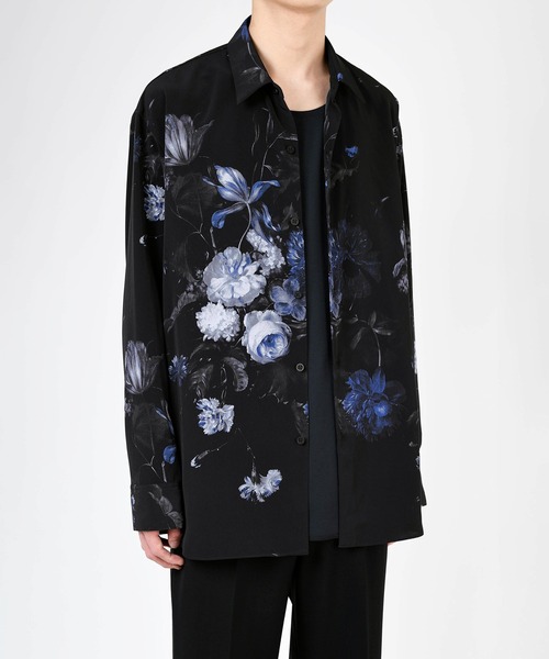 LAD MUSICIAN(ラッドミュージシャン)の「OIL PAINTING FLOWER BIG SHIRT(シャツ/ブラウス・メンズ・レッド/ブルー・42/44/46)」の7枚目の写真