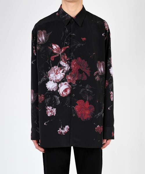LAD MUSICIAN(ラッドミュージシャン)の「OIL PAINTING FLOWER BIG SHIRT(シャツ/ブラウス・メンズ・レッド/ブルー・42/44/46)」の10枚目の写真