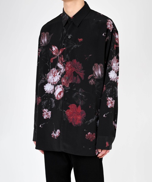LAD MUSICIAN(ラッドミュージシャン)の「OIL PAINTING FLOWER BIG SHIRT(シャツ/ブラウス・メンズ・レッド/ブルー・42/44/46)」の11枚目の写真