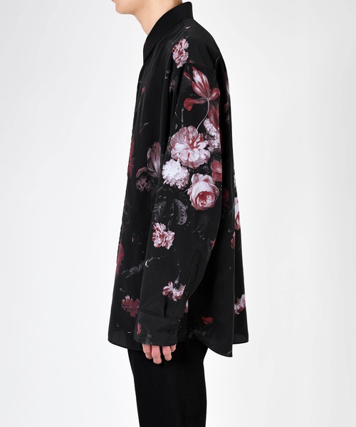 LAD MUSICIAN(ラッドミュージシャン)の「OIL PAINTING FLOWER BIG SHIRT(シャツ/ブラウス・メンズ・レッド/ブルー・42/44/46)」の12枚目の写真