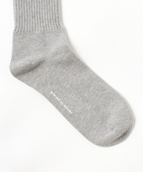 B:MING by BEAMS（ビーミングバイビームス）の「リブ クルー ソックス（ソックス/靴下・メンズ・ネイビー/ベージュ/チャコールグレー/グレー/ブラック・ONE SIZE）」の6枚目の写真