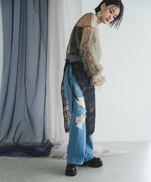 bohmal(ボマール)の「厚底サボサンダル(パンプス・レディース・ブラック・SMALL/MEDIUM/LARGE)」の2枚目の写真