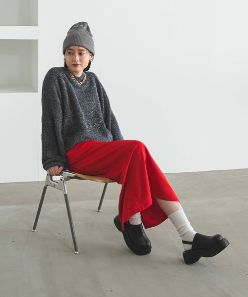 bohmal(ボマール)の「厚底サボサンダル(パンプス・レディース・ブラック・SMALL/MEDIUM/LARGE)」の16枚目の写真