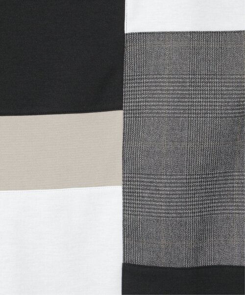 ikka(イッカ)の「ブロックスグレンチェック切り替えTシャツ(Tシャツ/カットソー・メンズ・ホワイト/ブラック/オリーブ/ワイン・M/L/XL/S)」の18枚目の写真