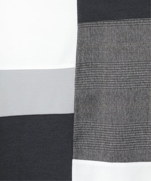 ikka(イッカ)の「ブロックスグレンチェック切り替えTシャツ(Tシャツ/カットソー・メンズ・ホワイト/ブラック/オリーブ/ワイン・M/L/XL/S)」の20枚目の写真