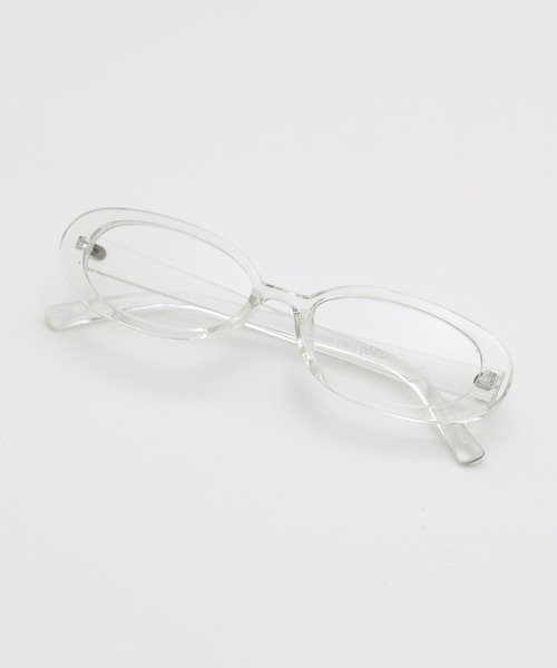 LINFA (リンファ)の「【Peony/ピオニー】/オーバル伊達メガネ(メガネ・レディース・クリア/ブラック・FREE)」の4枚目の写真