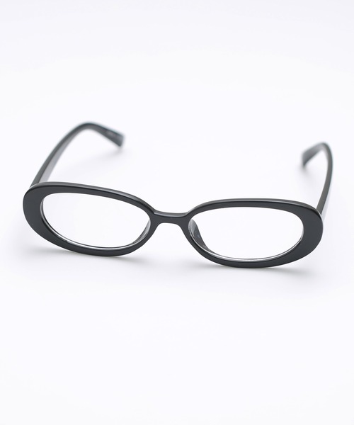 LINFA (リンファ)の「【Peony/ピオニー】/オーバル伊達メガネ(メガネ・レディース・クリア/ブラック・FREE)」の5枚目の写真