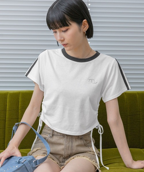 3.3 Field Trip （3.3フィールドトリップ）の「3.3 Field Trip／メタルロゴシャーリング（Tシャツ/カットソー・レディース・ホワイト/ブラック/ネイビー・FREE）」の13枚目の写真