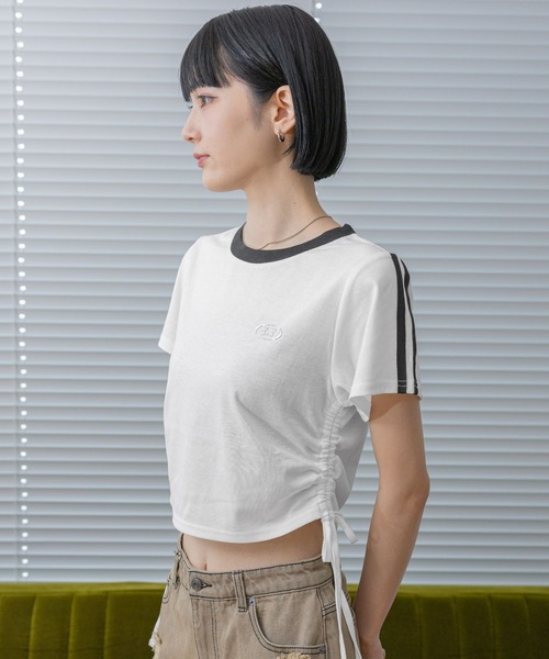 3.3 Field Trip （3.3フィールドトリップ）の「3.3 Field Trip／メタルロゴシャーリング（Tシャツ/カットソー・レディース・ホワイト/ブラック/ネイビー・FREE）」の14枚目の写真